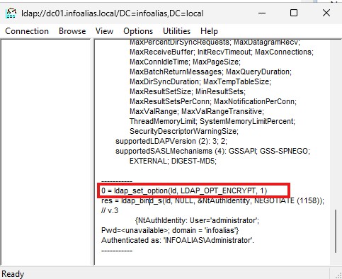 Configuring ldaps